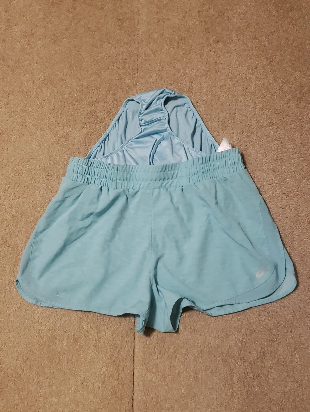 Asics Women's Blue Running Shorts